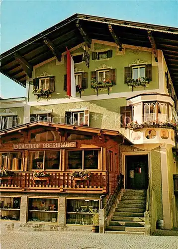 AK / Ansichtskarte Hopfgarten_Brixental Gasthof Oberbraeu Hopfgarten Brixental