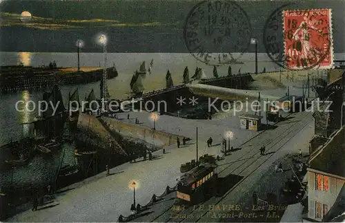 AK / Ansichtskarte Le_Havre Port Strassenbahn Le_Havre