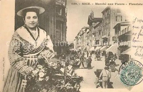 AK / Ansichtskarte Nice_Alpes_Maritimes March? aux Fleurs Fleurist Nice_Alpes_Maritimes