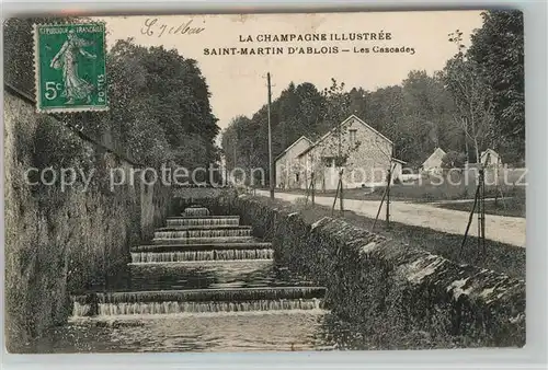AK / Ansichtskarte Saint Martin d_Ablois Les Cascades Saint Martin d Ablois