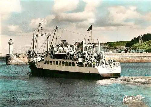 AK / Ansichtskarte Le_Palais sur Vienne Leuchtturm Schiff Le_Palais sur Vienne