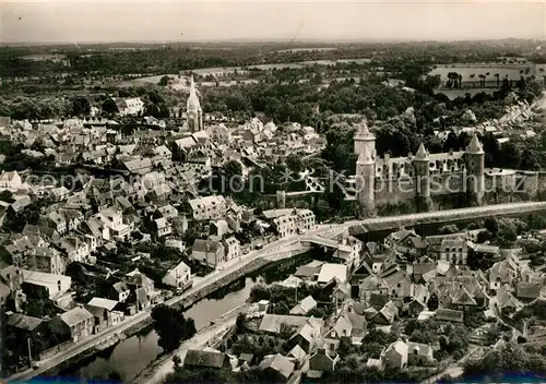 AK / Ansichtskarte Josselin Fliegeraufnahme Cit? Medievale Josselin