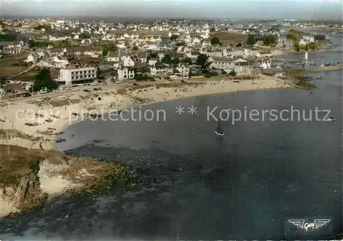 AK / Ansichtskarte Quiberon_Morbihan Fliegeraufnahme Port Haliguen Quiberon Morbihan