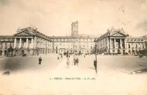 AK / Ansichtskarte Dijon_Cote_d_Or Hotel de Ville Dijon_Cote_d_Or