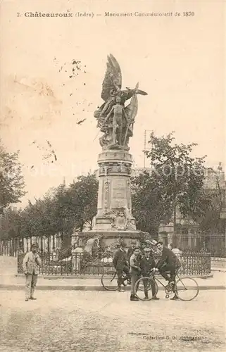 AK / Ansichtskarte Chateauroux_Indre Monument Commemoratif de 1870 Chateauroux Indre