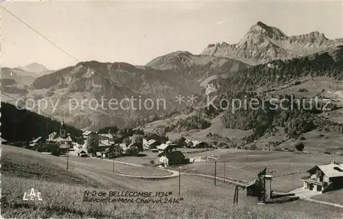 AK / Ansichtskarte Bellecombe en Bauges Le Mont Charvin Bellecombe en Bauges