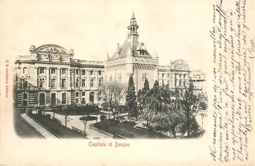 AK / Ansichtskarte Toulouse_Haute Garonne Capitole et Donjon Toulouse Haute Garonne