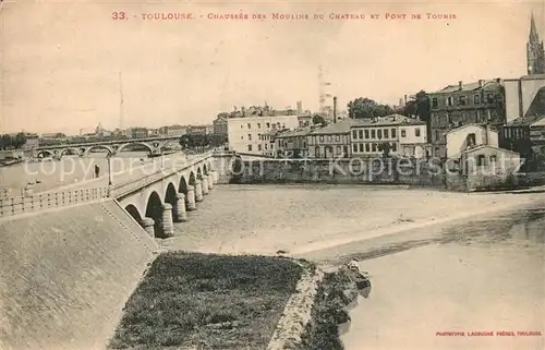 AK / Ansichtskarte Toulouse_Haute Garonne Chaussee des Moulins du Chateau det Pont de Tounis Toulouse Haute Garonne