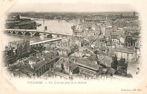 AK / Ansichtskarte Toulouse_Haute Garonne Vue generale prise de la Dalbade Toulouse Haute Garonne