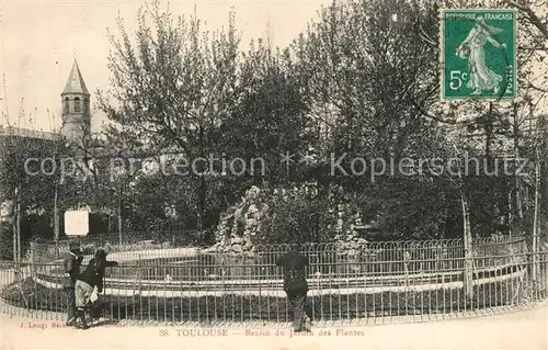 AK / Ansichtskarte Toulouse_Haute Garonne Bassin du Jardin des Plantes Toulouse Haute Garonne