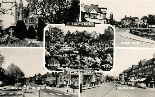AK / Ansichtskarte Beaconsfield_South_Bucks The Church Station Parade The Oxford Road Station Road 