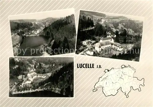 AK / Ansichtskarte Lucelle_Haut Rhin Maison Ste Catherine Vue partielle aerienne Lucelle_Haut Rhin