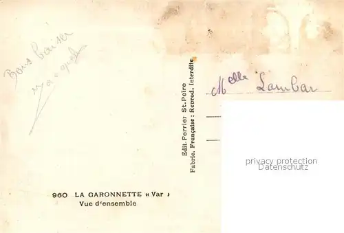 AK / Ansichtskarte La_Garonnette Vue d ensemble 