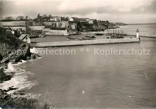 AK / Ansichtskarte Le_Palais Entree du Port et la Citadelle Le_Palais