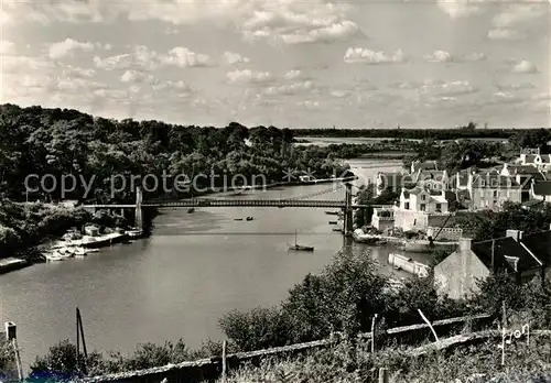 AK / Ansichtskarte Auray Vue generale de la riviere du Sal au Bono Auray