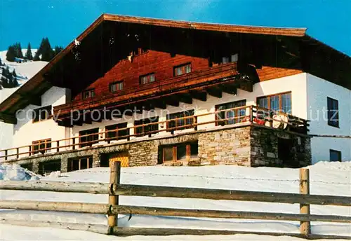 AK / Ansichtskarte Hinterglemm_Saalbach Gasthof Ellmaualm  Hinterglemm_Saalbach