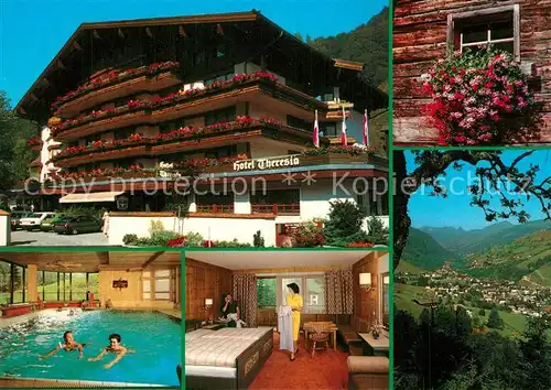 AK / Ansichtskarte Saalbach Hinterglemm Hotel Theresia  Saalbach Hinterglemm