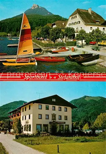 AK / Ansichtskarte Fuschl_See_Salzkammergut Sporthotel Leitner Stefanihof  Fuschl_See_Salzkammergut