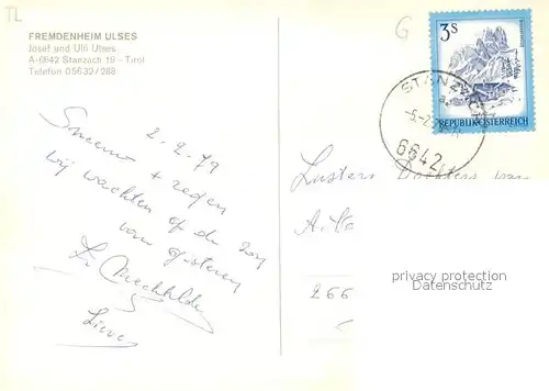 AK / Ansichtskarte Stanzach_Tirol Fremdenheim Ulses  Stanzach Tirol