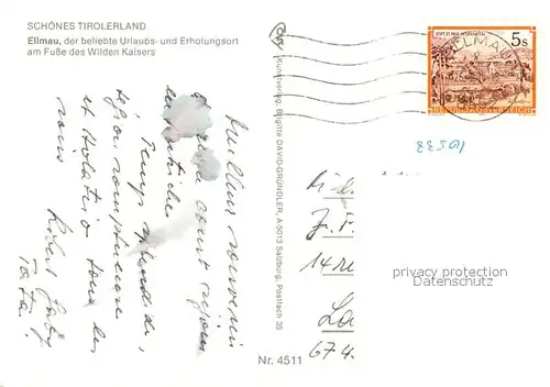 AK / Ansichtskarte Ellmau_Tirol  Ellmau Tirol