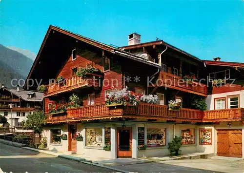 AK / Ansichtskarte Mayrhofen_Zillertal Fremdenheim Kaufhaus Bacher Mayrhofen_Zillertal