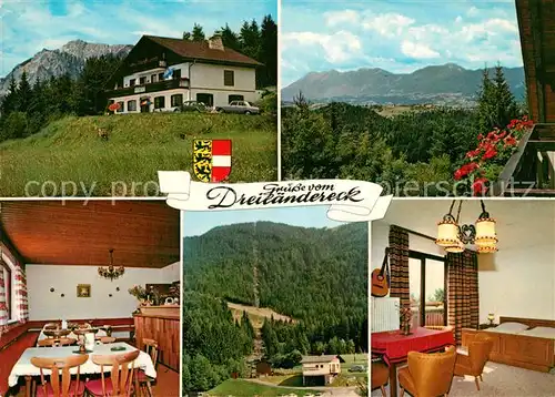 AK / Ansichtskarte Arnoldstein Appartementhaus Nessmann Ferienwohnung Landschaftspanorama Alpen Arnoldstein