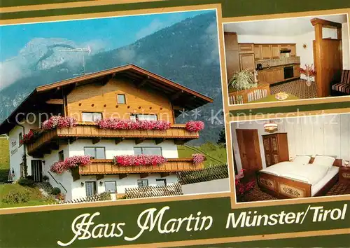 AK / Ansichtskarte Muenster_Tirol Haus Martin Gaestehaus Pension Muenster_Tirol