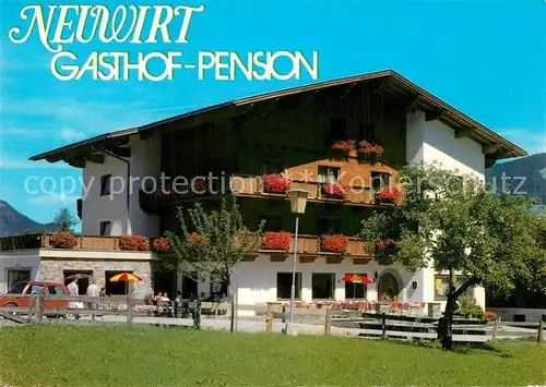 AK / Ansichtskarte Brandenberg_Tirol Gasthof Pension Neuwirt Der singende Neuwirt Brandenberg Tirol