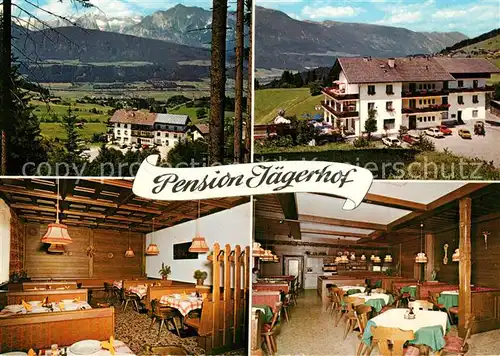 AK / Ansichtskarte Kolsassberg Gasthof Pension Jaegerhof Landschaftspanorama Alpen Kolsassberg