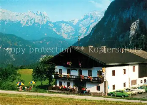 AK / Ansichtskarte Unken Gasthaus Dietrichshorn Alpenblick Unken