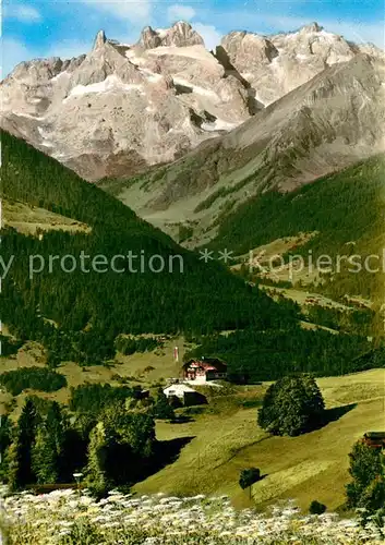 AK / Ansichtskarte Innerberg_Vorarlberg Gasthaus Fernblick Alpen Innerberg Vorarlberg