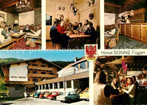 AK / Ansichtskarte Fuegen Hotel Sonne Restaurant Bar Fuegen