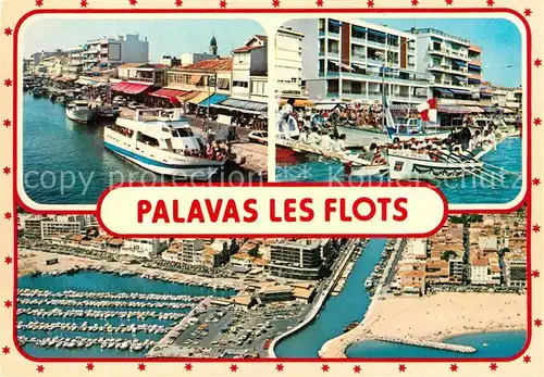 AK / Ansichtskarte Palavas les Flots_Herault Le Port Vue partielle Palavas les Flots_Herault