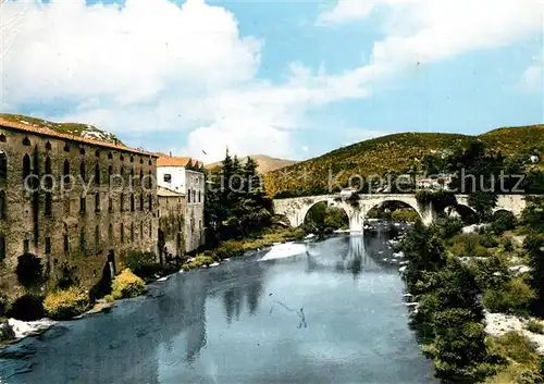 AK / Ansichtskarte Ganges_Herault Le Vieux Pont Ganges Herault