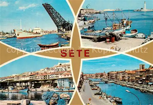 AK / Ansichtskarte Sete_Cette Vue partielle de Sete 