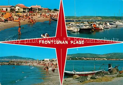AK / Ansichtskarte Frontignan_Plage La Plage Le Port Frontignan_Plage
