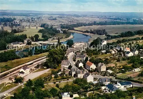 AK / Ansichtskarte Blesle Vue generale aerienne Au second plan la Louzais Blesle