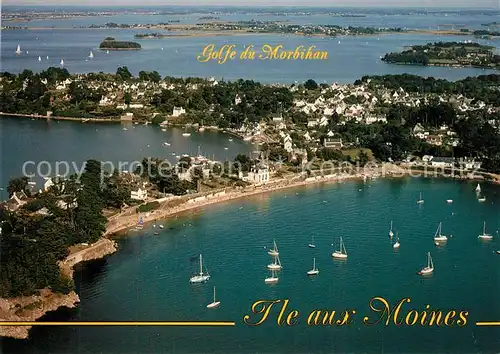 AK / Ansichtskarte Ile aux Moines Golfe du Morbihan Vue aerienne Ile aux Moines