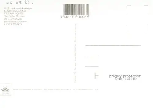 AK / Ansichtskarte Ile aux Moines Golfe du Morbihan Vue aerienne Ile aux Moines