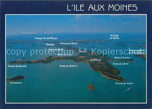 AK / Ansichtskarte Ile aux Moines Le Golfe du Morbihan Vue aerienne Ile aux Moines