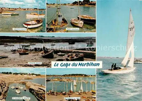 AK / Ansichtskarte Locmariaquer Port Navalo Larmor Baden St Gildas de Rhuys La Trinite sur Mer Locmariaquer