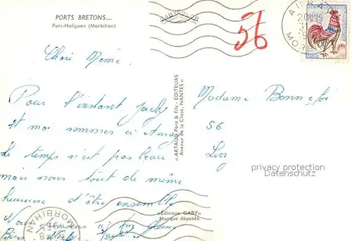 AK / Ansichtskarte Auray Port Haliguen Auray