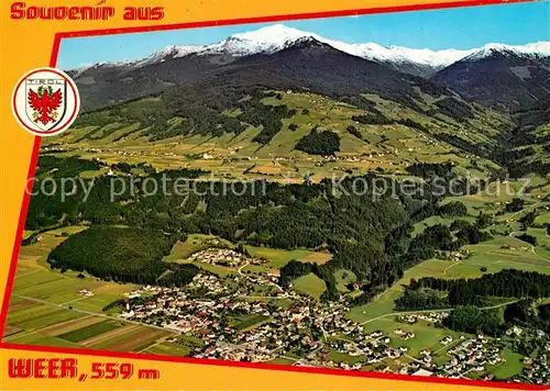 AK / Ansichtskarte Weer_Tirol Fliegeraufnahme mit Weerberg und Gilfert Weer_Tirol