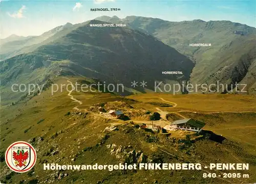 AK / Ansichtskarte Finkenberg_Tirol Fliegeraufnahme mit Restaurant Penkentenne Finkenberg Tirol