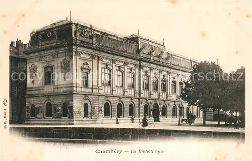 AK / Ansichtskarte Chambery_Savoie La Bibliotheque Chambery Savoie