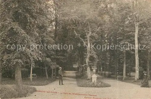 AK / Ansichtskarte Sermaize les Bains Le Parc de lEtablissement Therms Sermaize les Bains