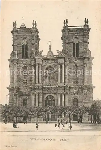 AK / Ansichtskarte Vitry le Francois Eglise Vitry le Francois