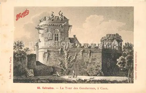 AK / Ansichtskarte Caen La Tour des Gendarmes Caen