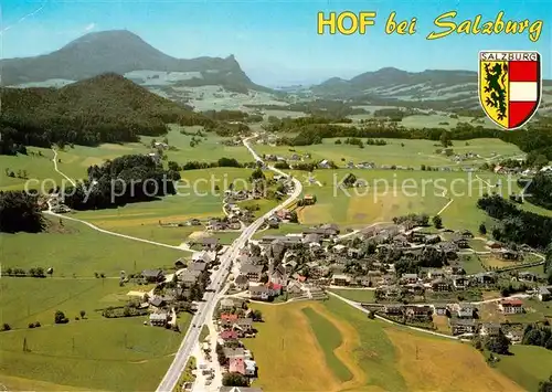 AK / Ansichtskarte Hof_Salzburg Fliegeraufnahme Hof_Salzburg