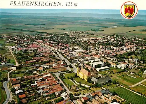 AK / Ansichtskarte Frauenkirchen Fliegeraufnahme mit Barockkirche Frauenkirchen